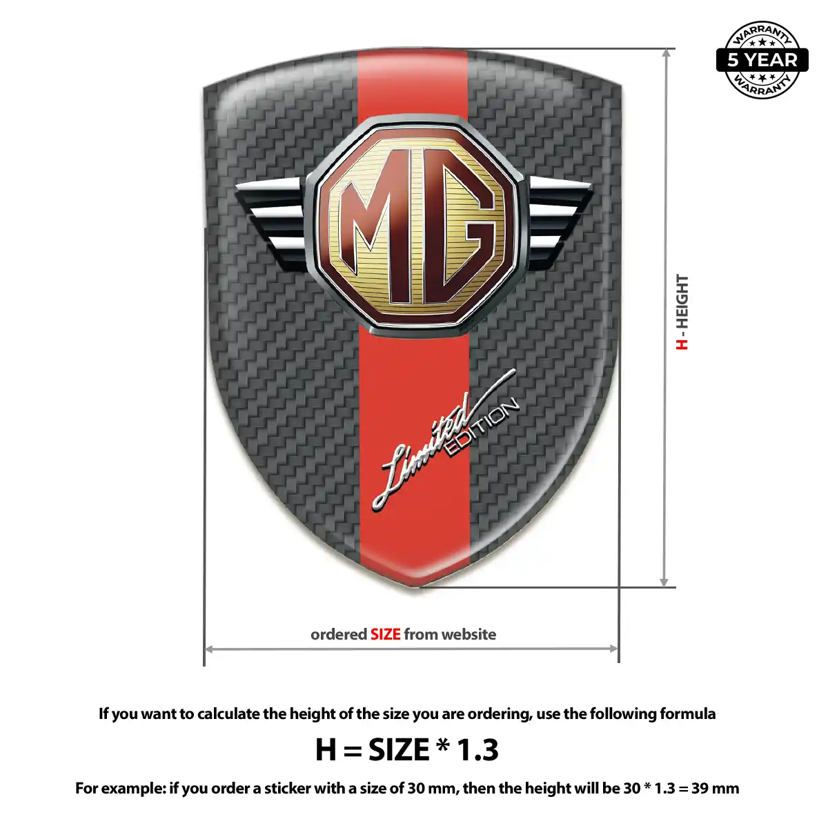 MG Silicone Emblem Noble Edition