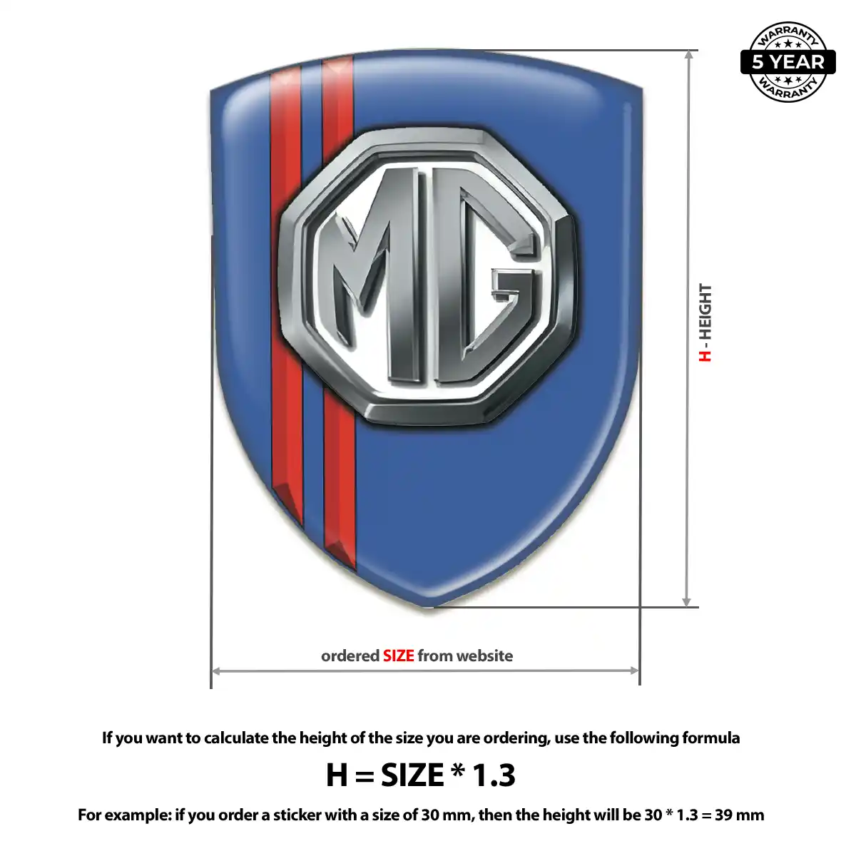 MG Silicone Emblem Opulent Line