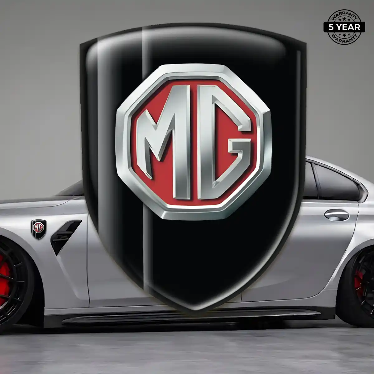 MG Silicone Emblem Outer Style