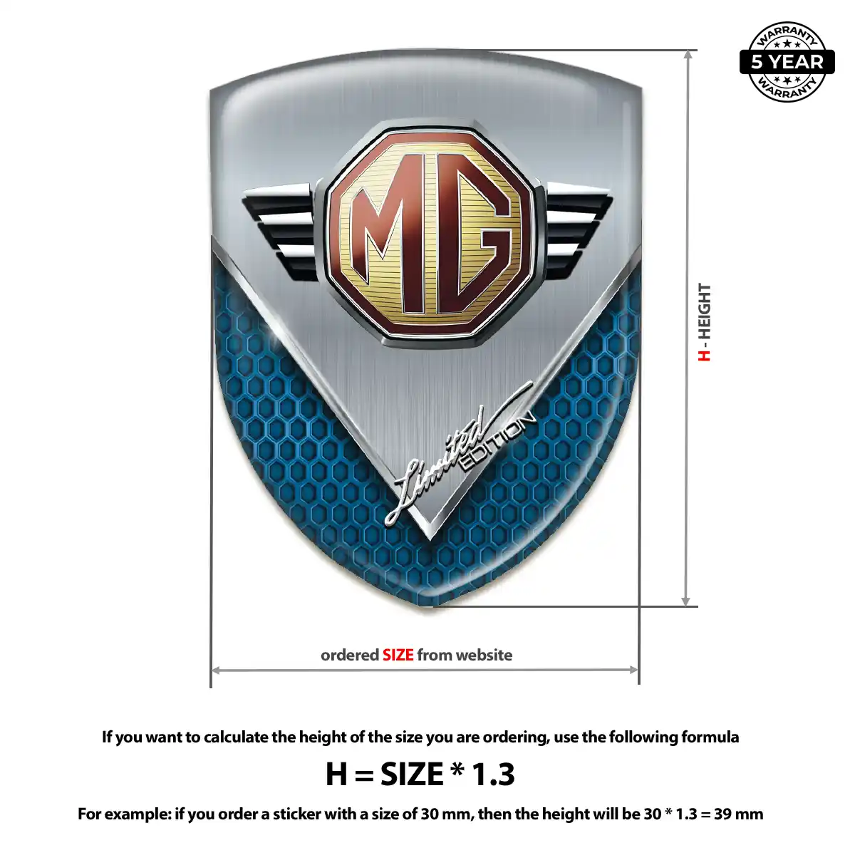 MG Silicone Emblem Prestige Line