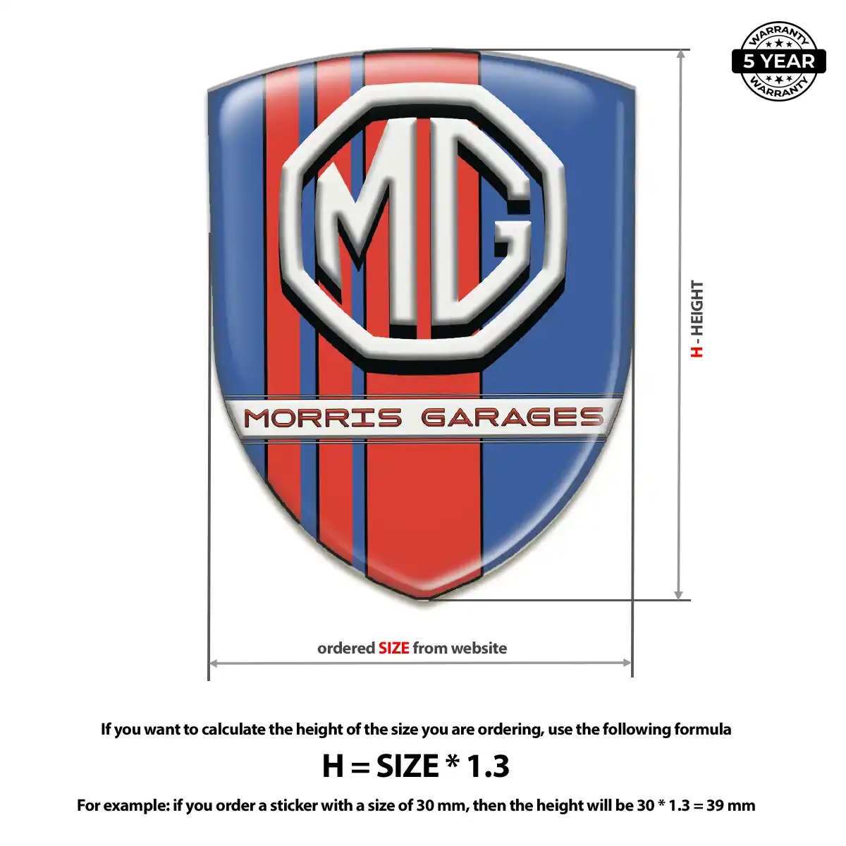 MG Silicone Emblem Prime Quality
