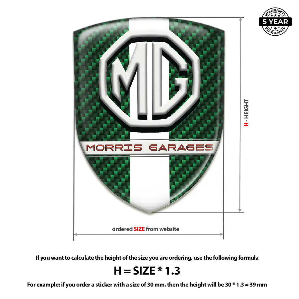 MG Silicone Emblem Superior Craft