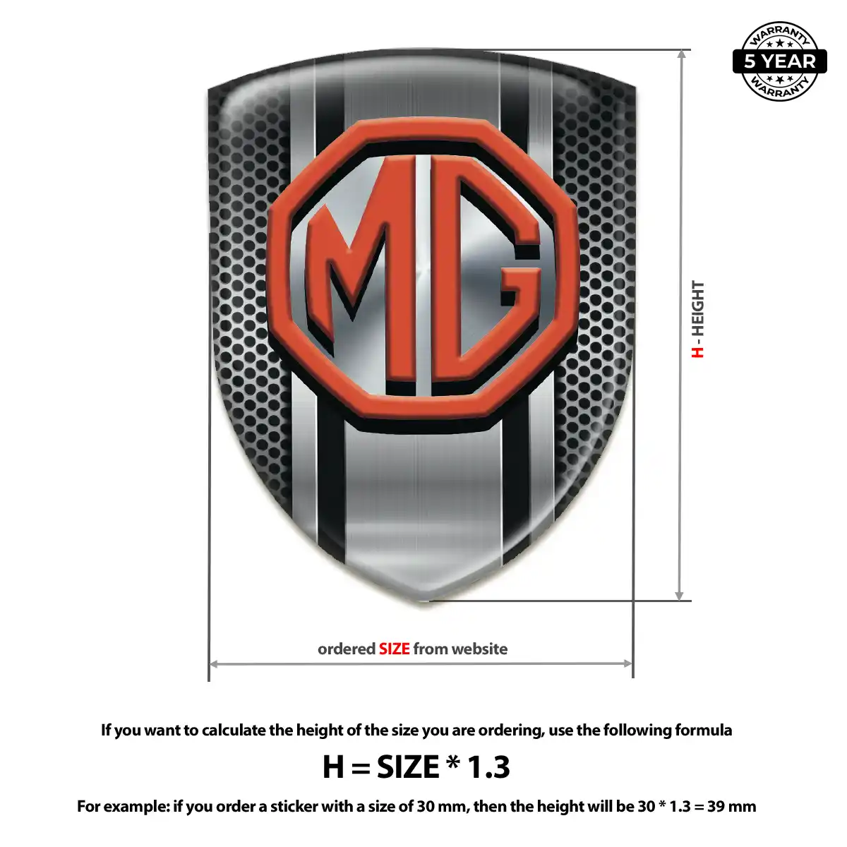 MG Silicone Sticker Deluxe Edition