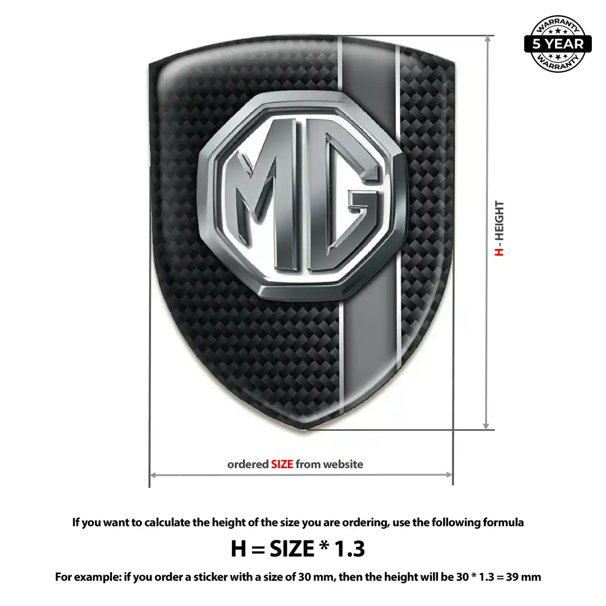 MG Silicone Sticker Exclusive Series