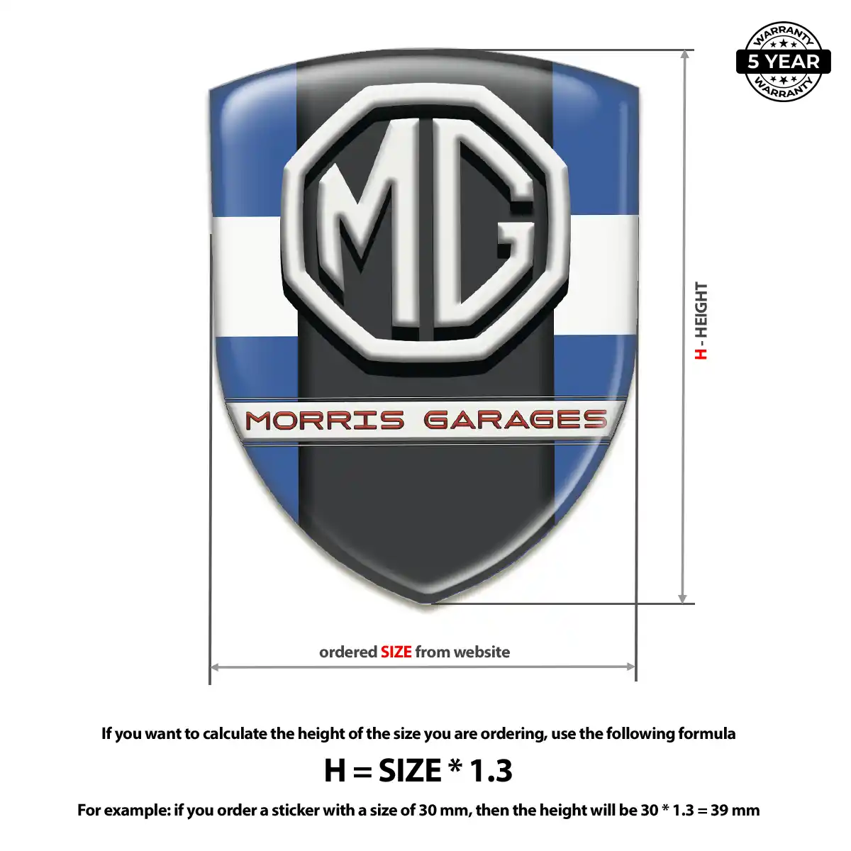 MG Silicone Sticker Noble Edition