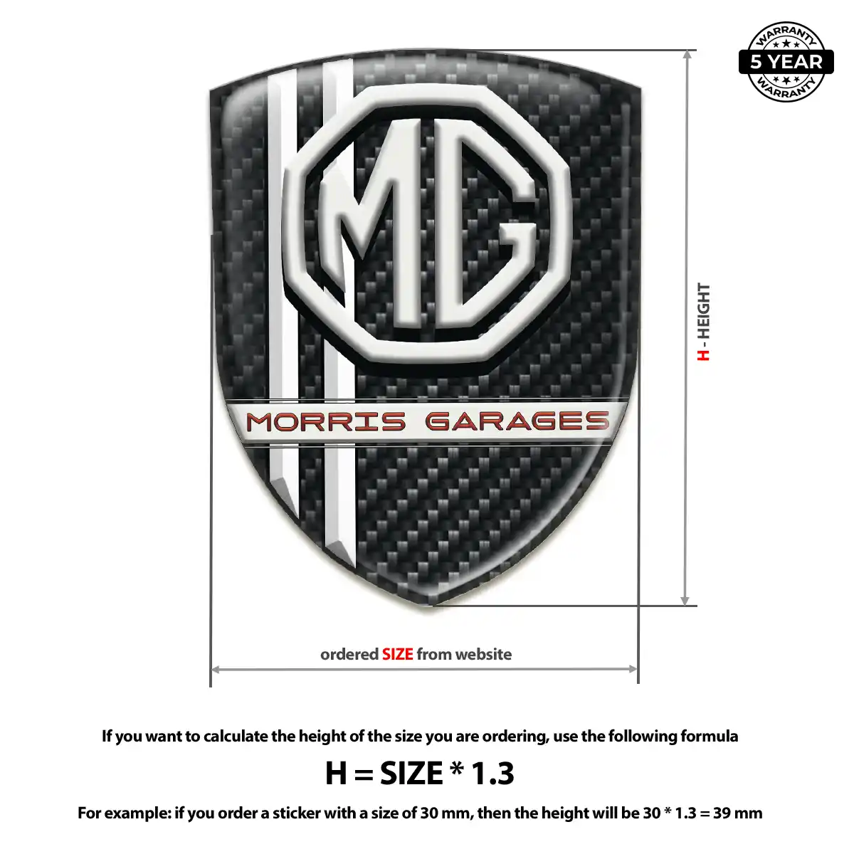 MG Silicone Sticker Resin Elite