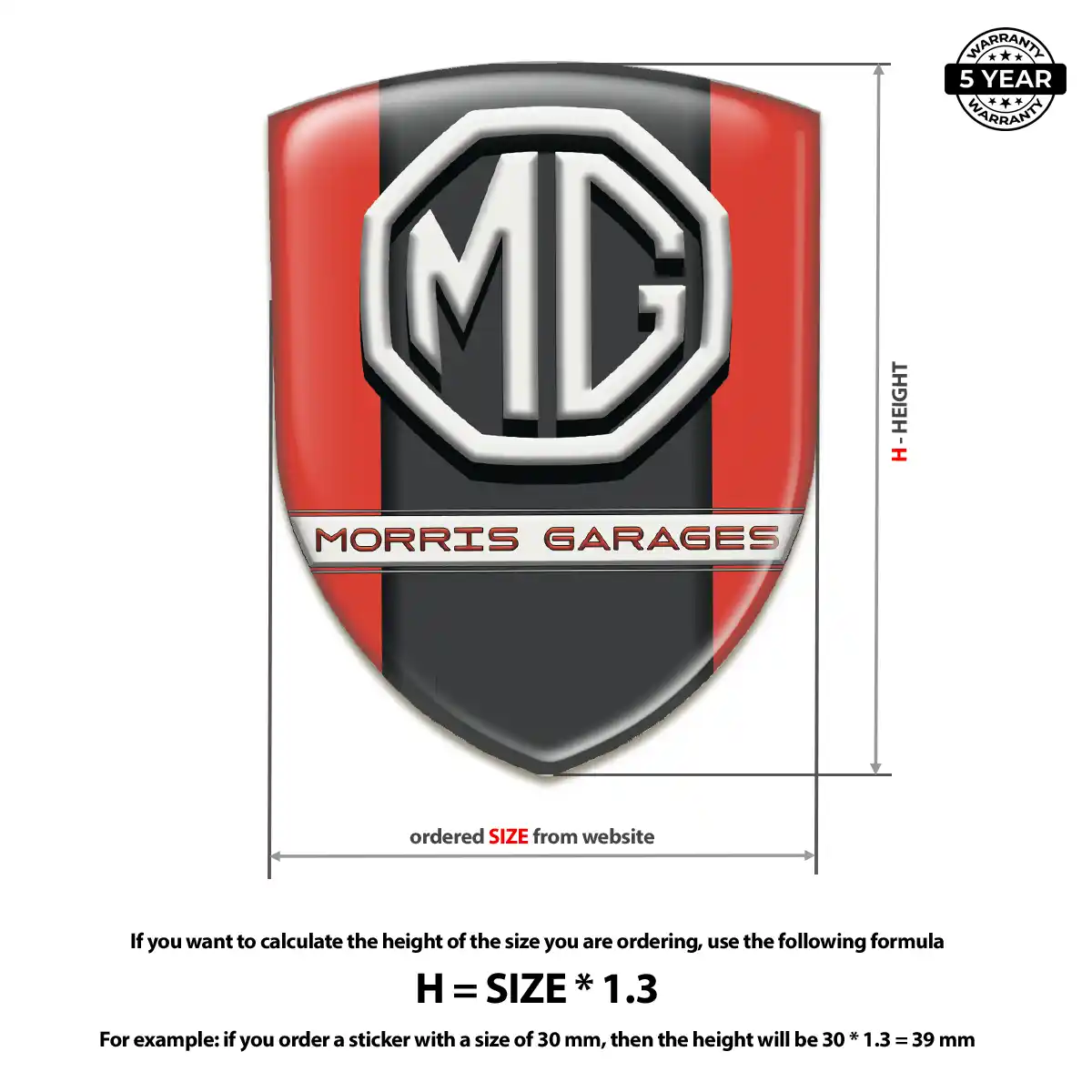 MG Sticker Opulent Line