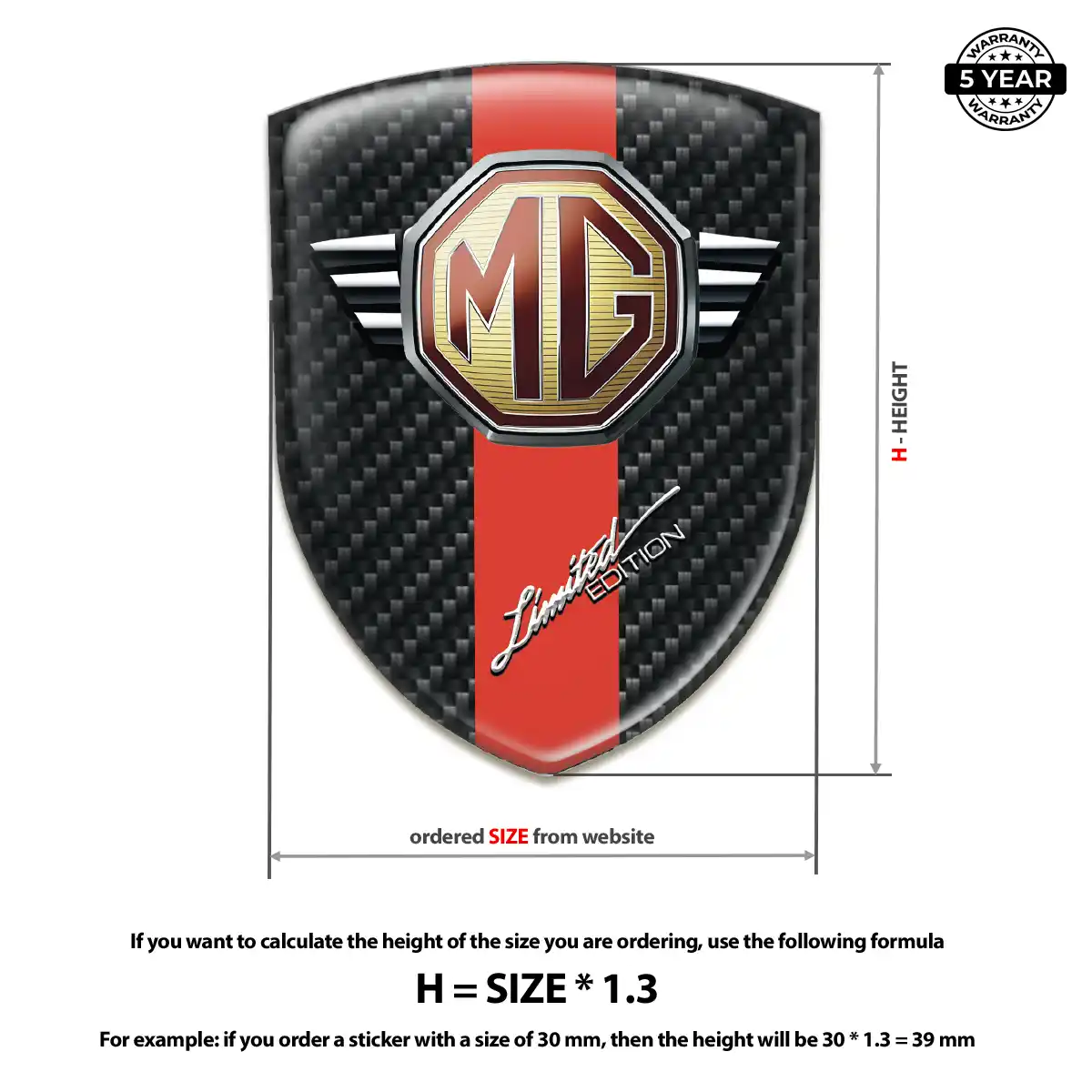 MG Sticker Outer Style