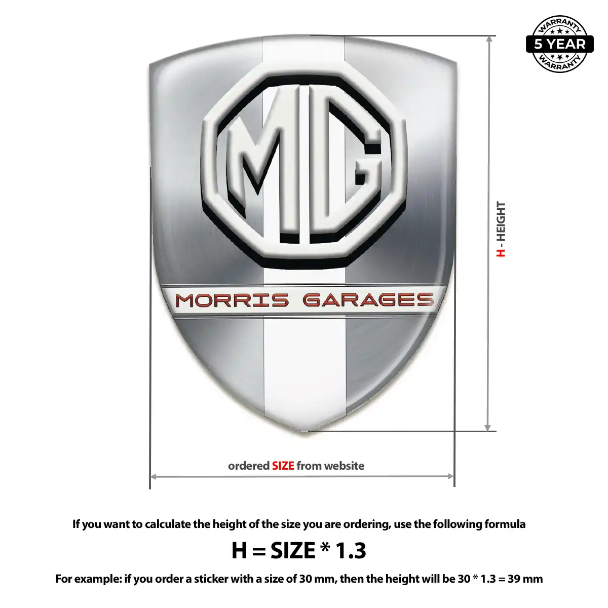 MG Sticker Signature Grade