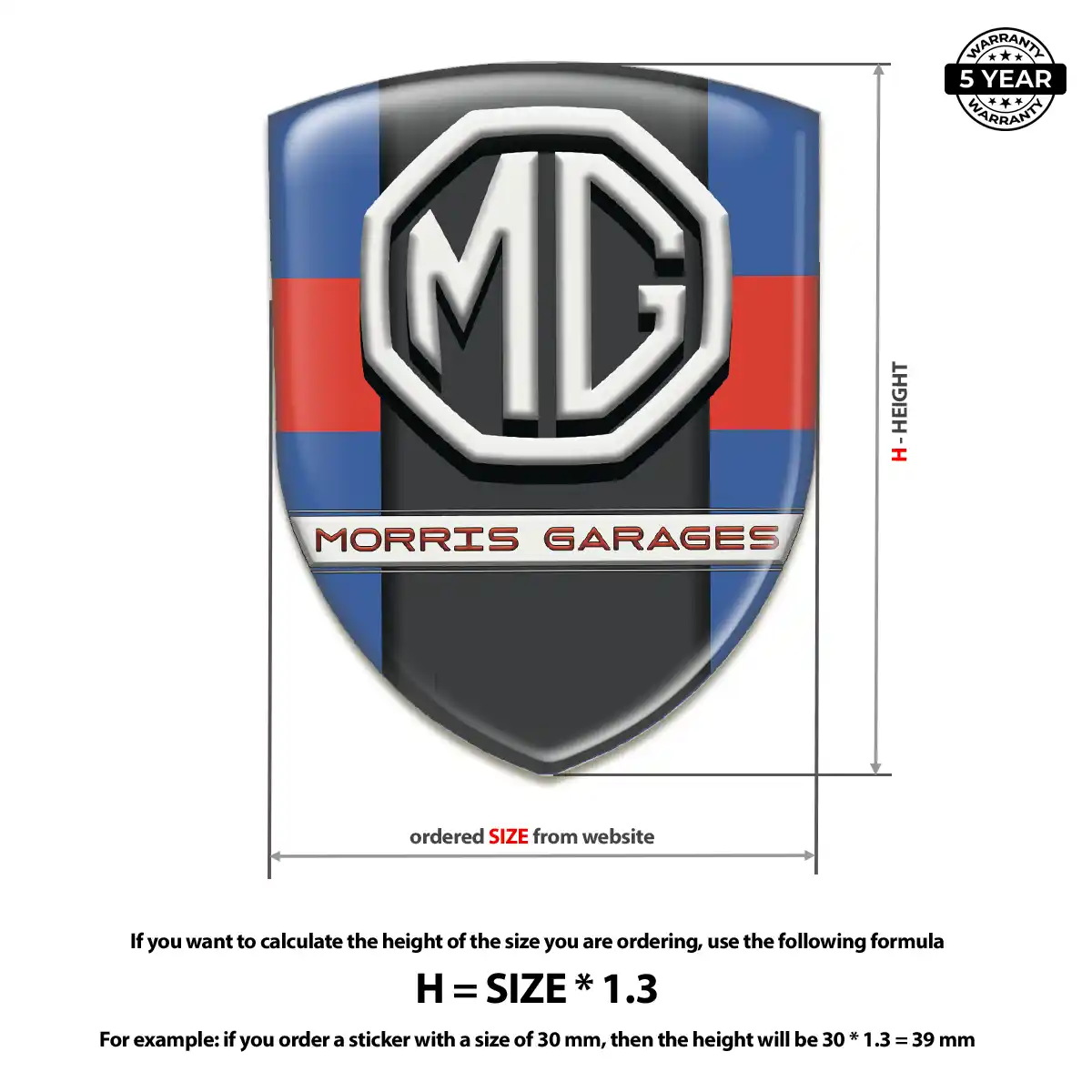 MG Sticker Superior Craft
