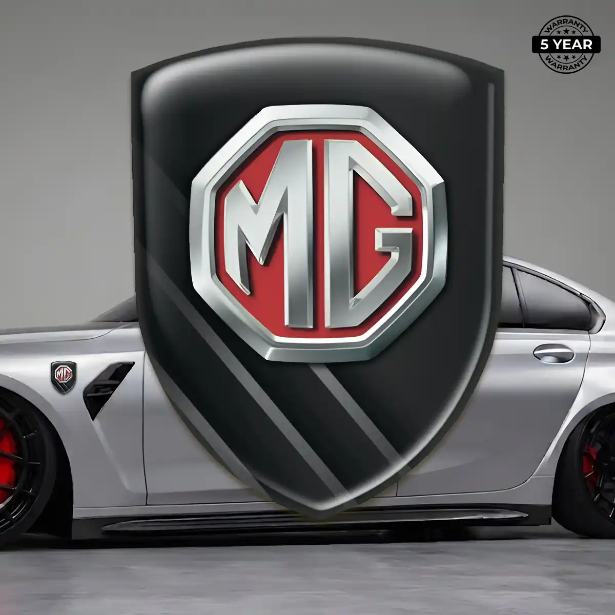 MG Vehicle Logo Sticker Premium Dome