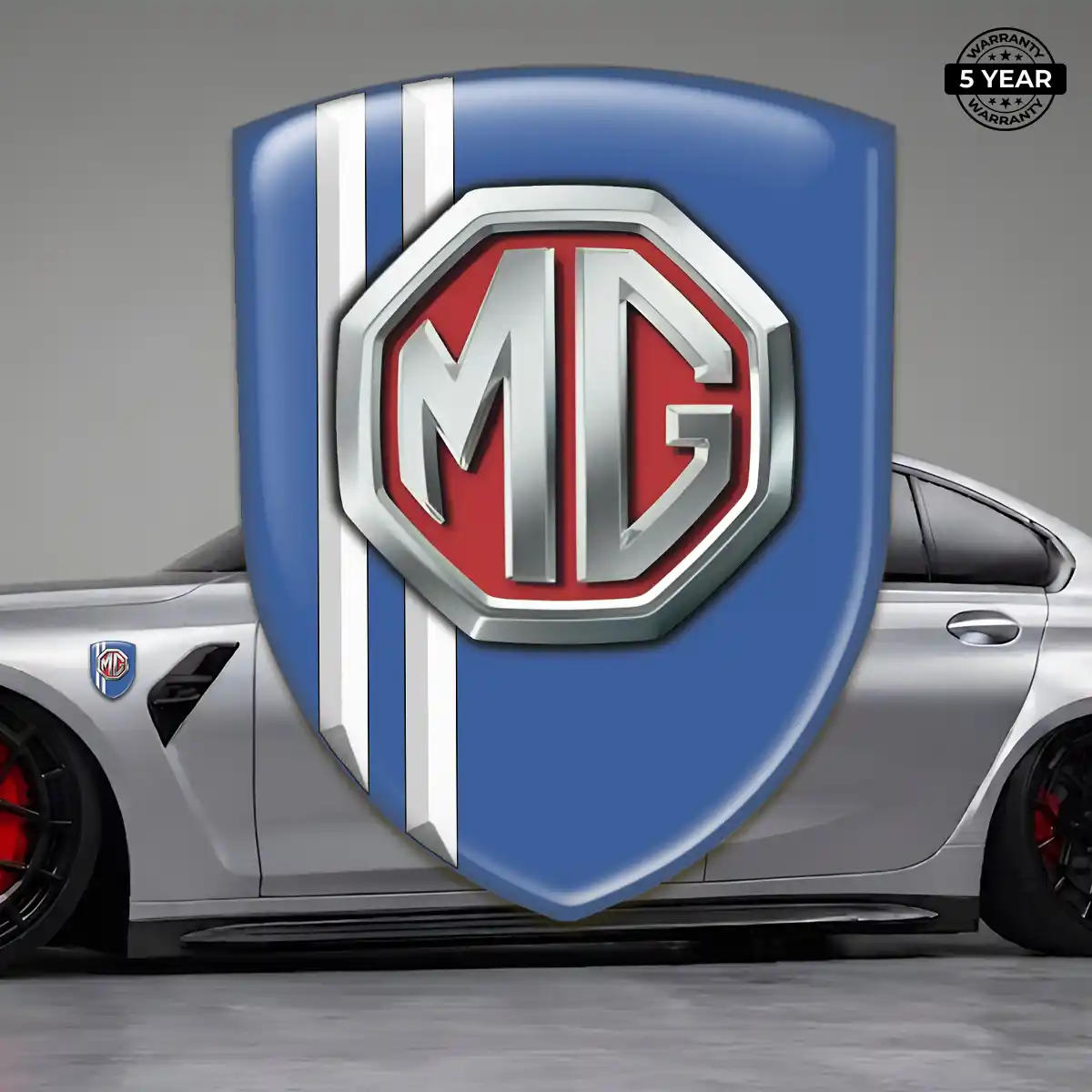 MG Vehicle Logo Sticker Refined Design