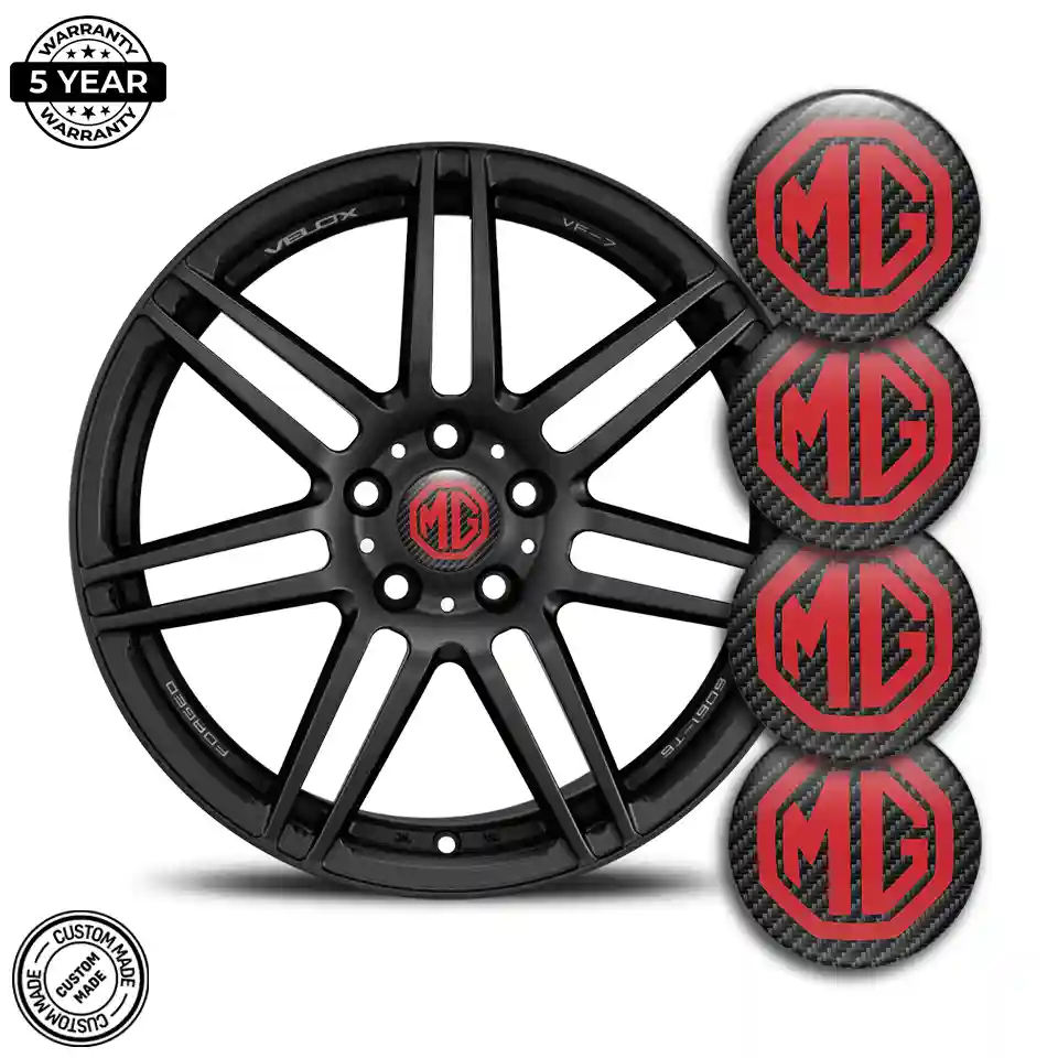 MG Wheel Emblem Self-Adhesive Refined Design
