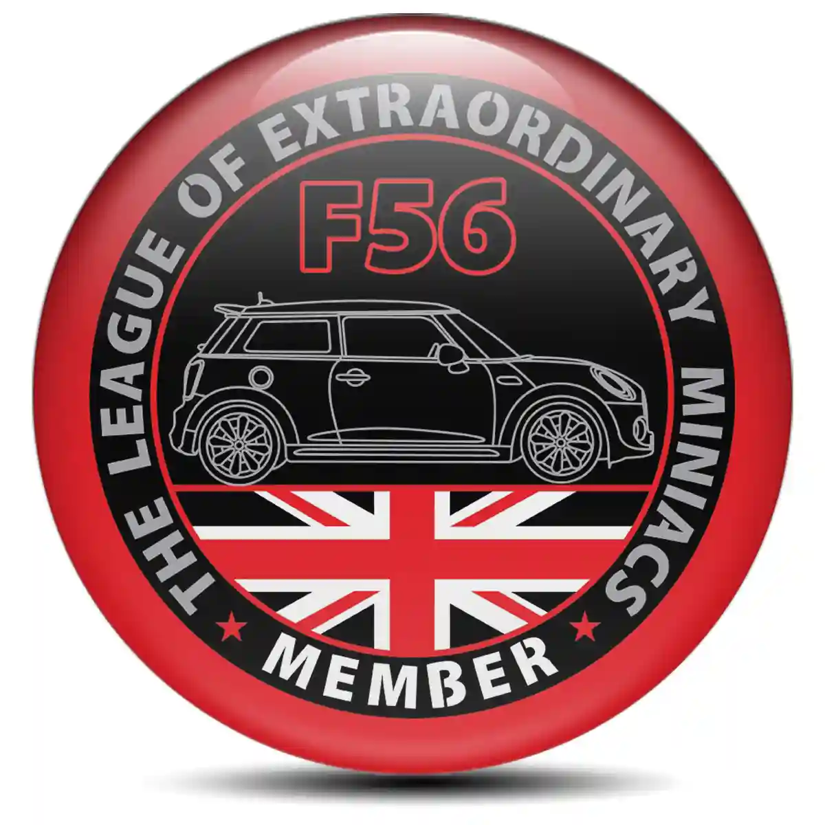 Mini Cooper Badge Emblems Center Cap Elite Finish