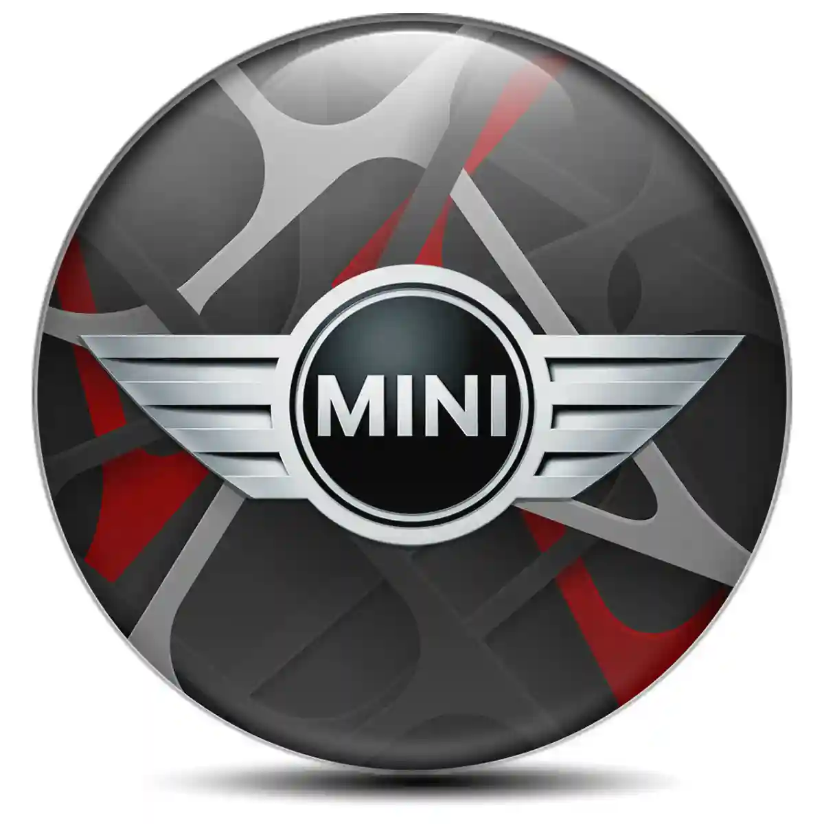 Mini Cooper Domed Emblem Self-Adhesive Refined Design