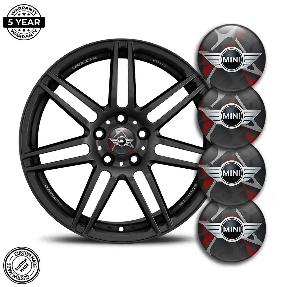 Mini Cooper Domed Emblem Self-Adhesive Refined Design