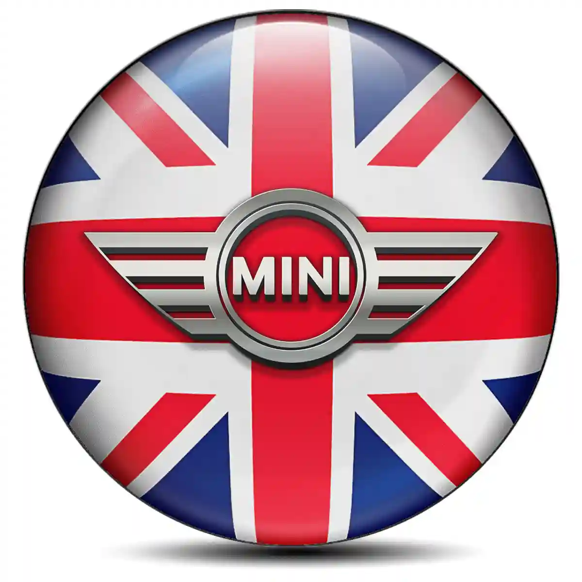 Mini Cooper Domed Sticker Refined Design