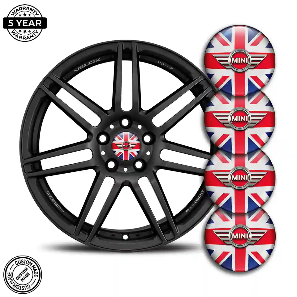 Mini Cooper Domed Sticker Refined Design