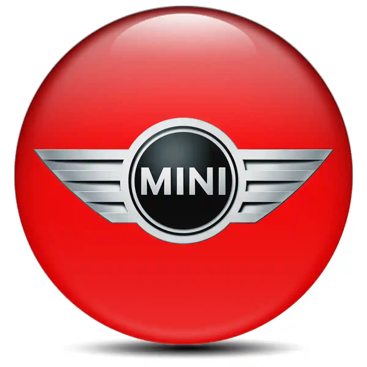 Mini Cooper Domed Sticker Self-Adhesive Refined Design