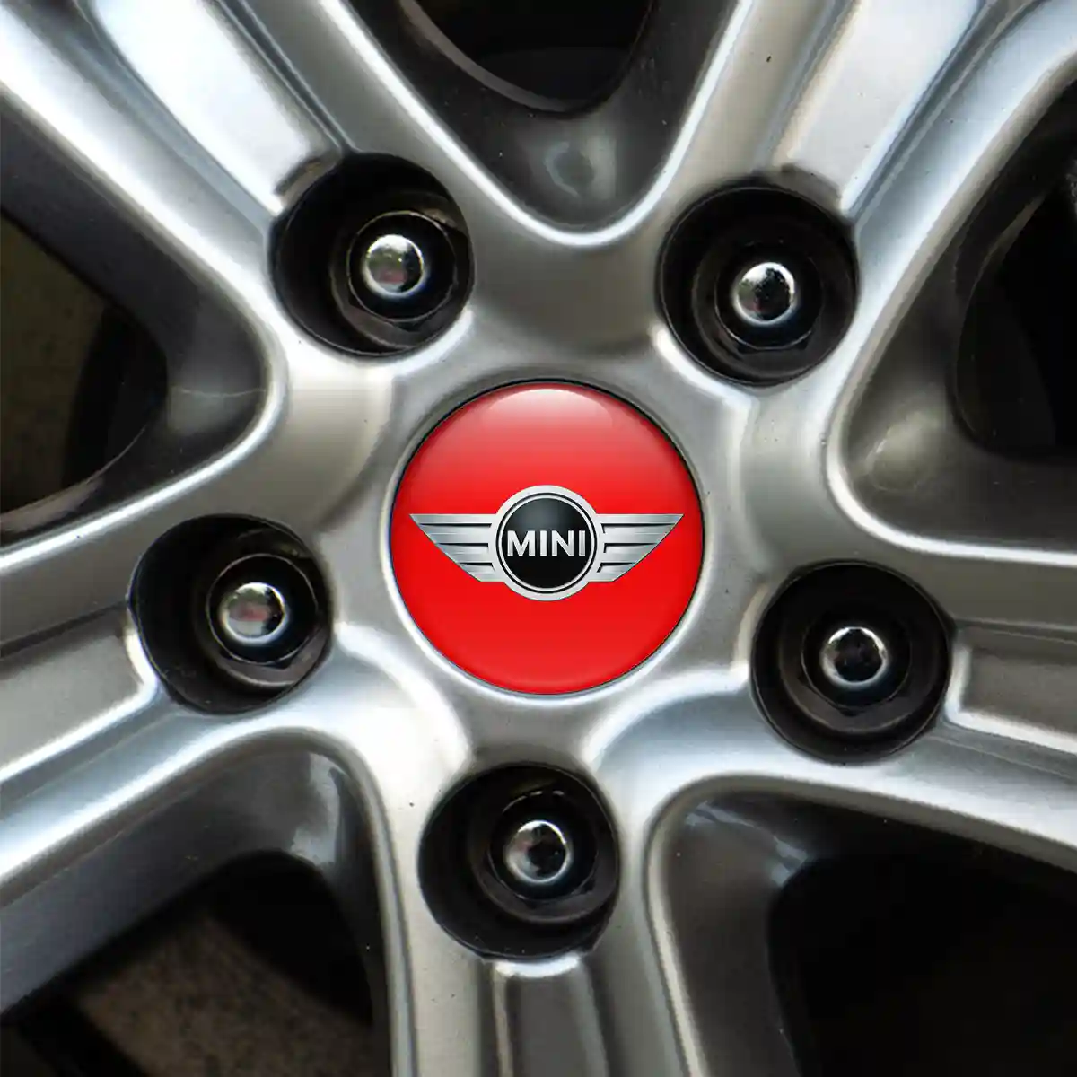 Mini Cooper Domed Sticker Self-Adhesive Refined Design
