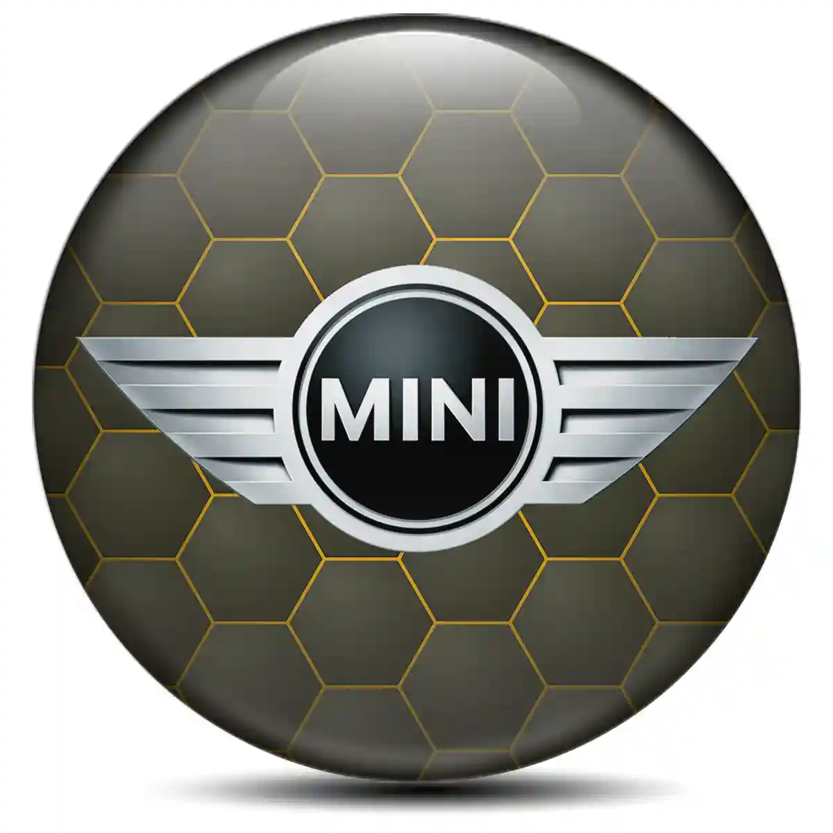 Mini Cooper Domed Sticker Self-Adhesive Sleek Style