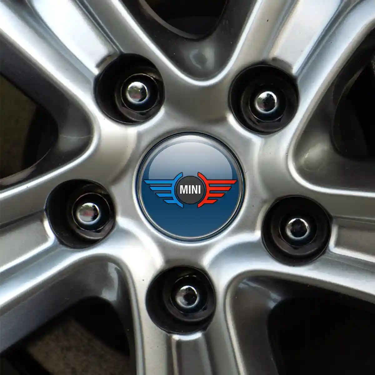 Mini Cooper Domed Sticker Sleek Style