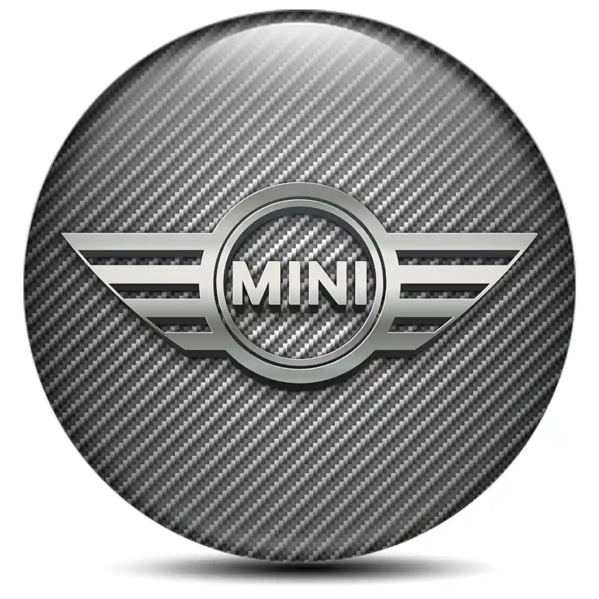 Mini Cooper Emblem Center Hub Cap Self-Adhesive Sleek Style