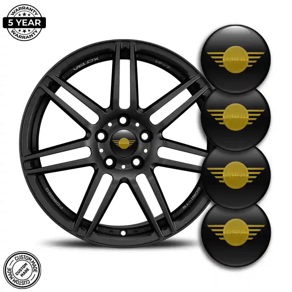 Mini Cooper Emblem Epoxy Self-Adhesive Sleek Style