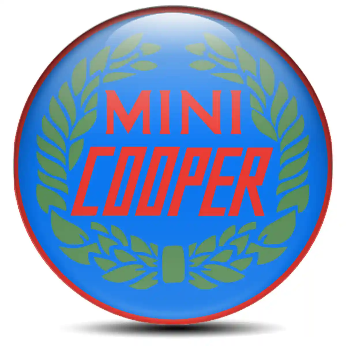 Mini Cooper Epoxy Sticker Refined Design