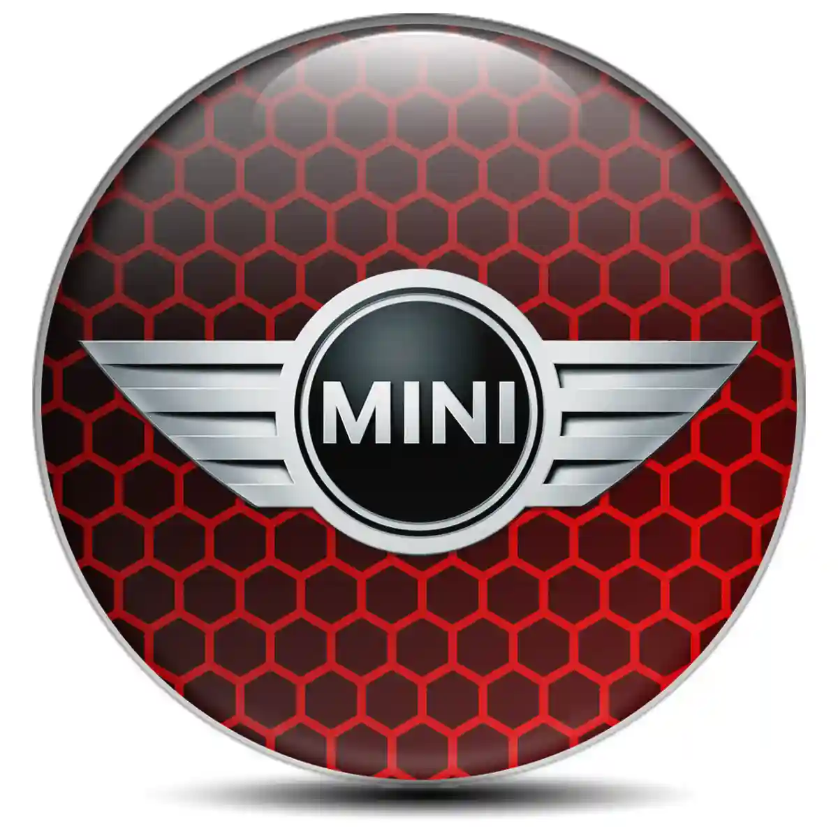 Mini Cooper Epoxy Sticker Sleek Style