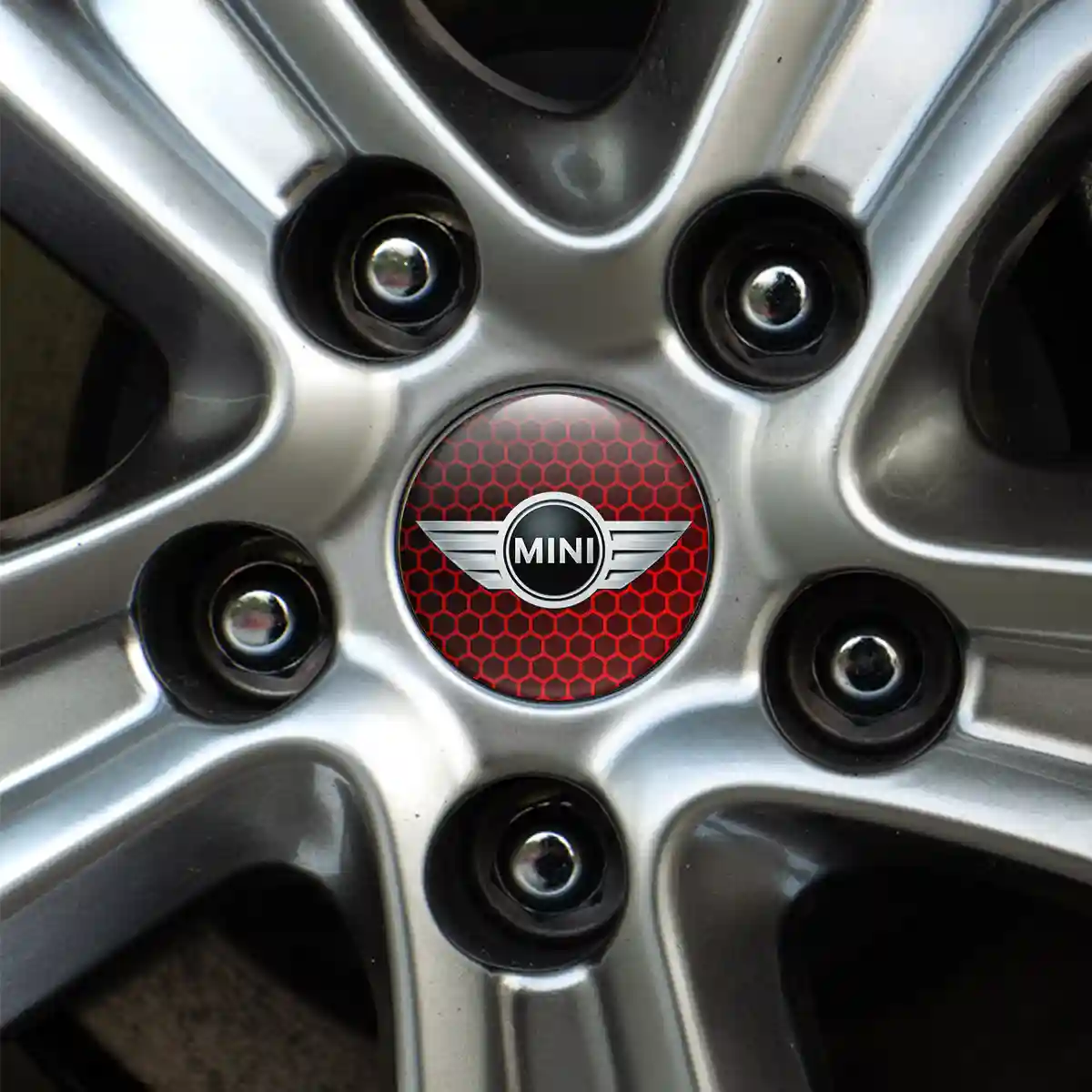 Mini Cooper Epoxy Sticker Sleek Style