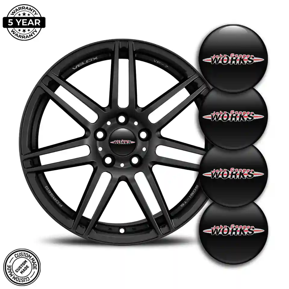 Mini Cooper John Cooper Domed Sticker Sleek Style
