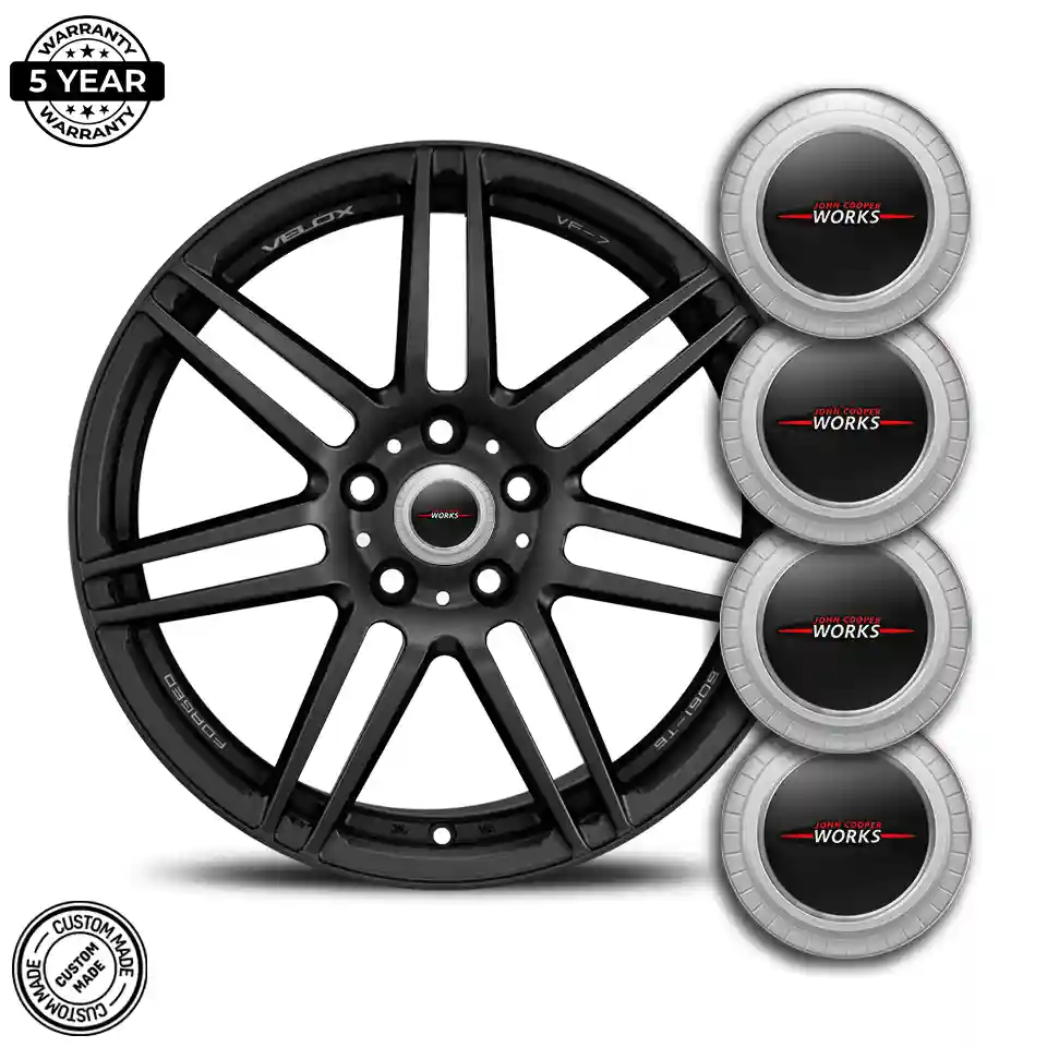 Mini Cooper John Cooper Logo Silicone Badge Sleek Style