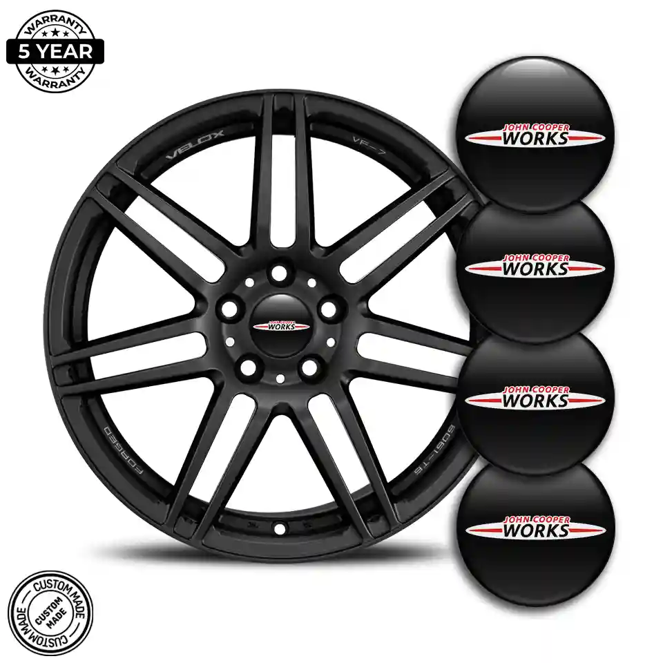 Mini Cooper John Cooper Silicone Emblem Sleek Style