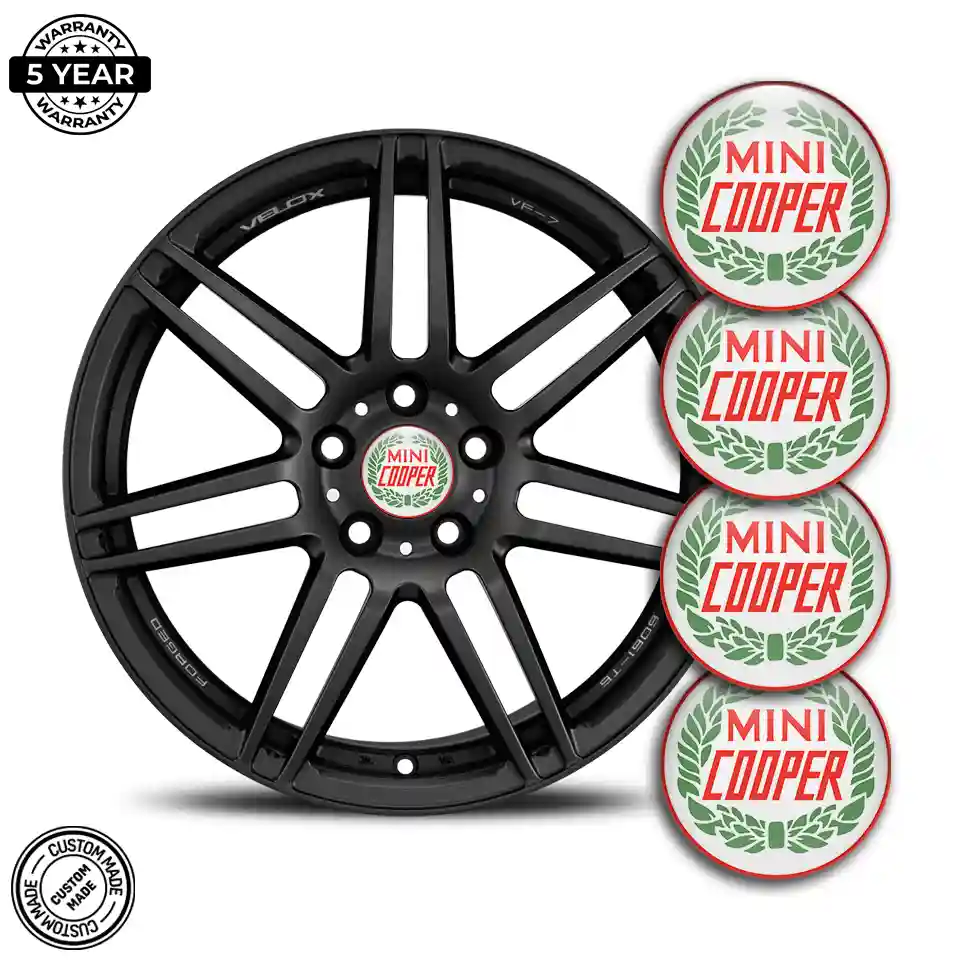 Mini Cooper Logo Silicone Badge Elite Finish