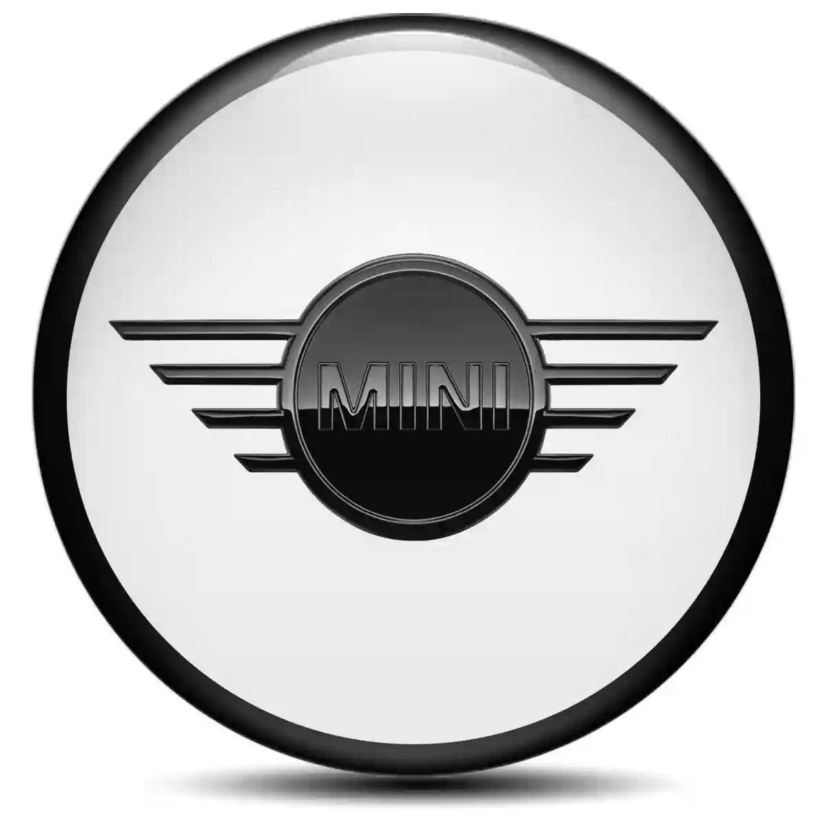 Mini Cooper Logo Silicone Badge Self-Adhesive Refined Design