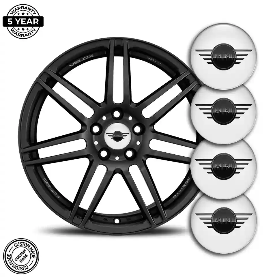 Mini Cooper Logo Silicone Badge Sleek Style