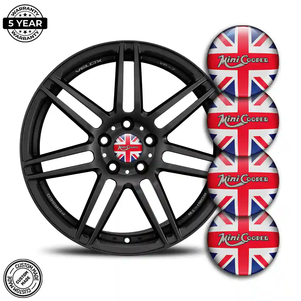Mini Cooper Logo Silicone Emblem Sleek Style