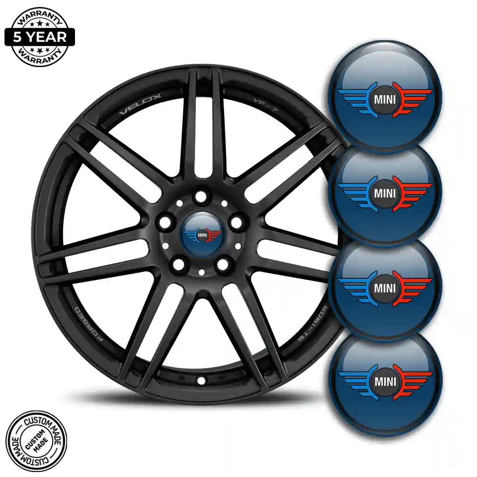 Mini Cooper Logo Silicone Sticker Refined Design