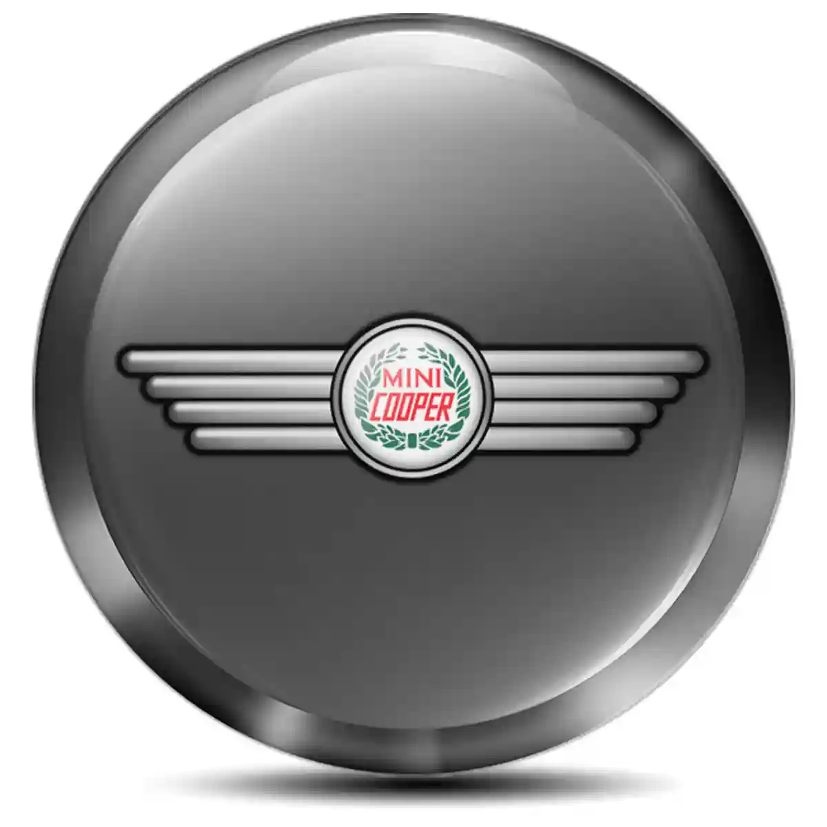 Mini Cooper Logo Silicone Sticker Self-Adhesive Refined Design