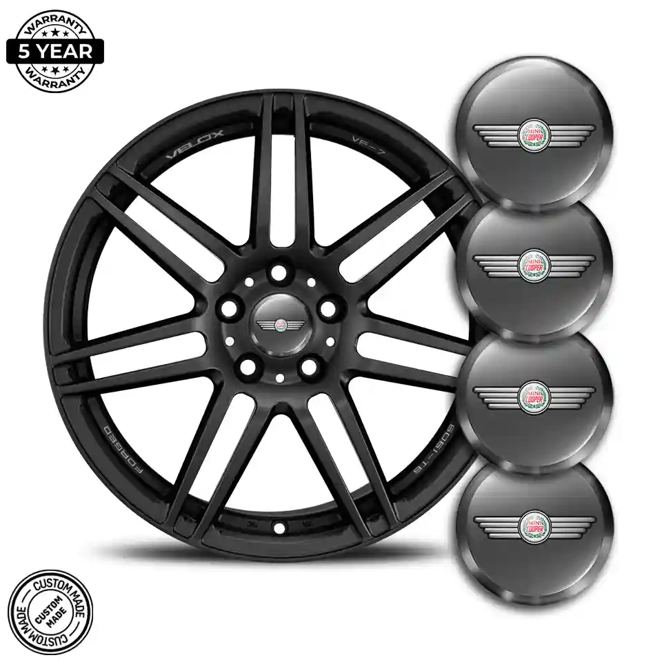 Mini Cooper Logo Silicone Sticker Self-Adhesive Refined Design