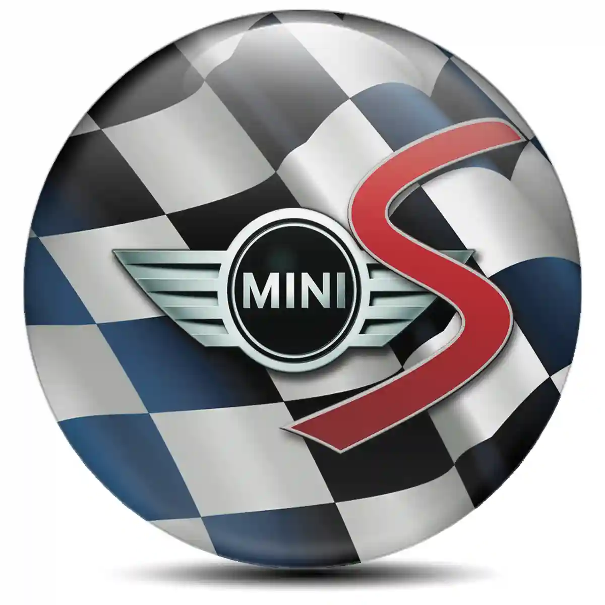 Mini Cooper S Badge Emblems Center Cap Sleek Style