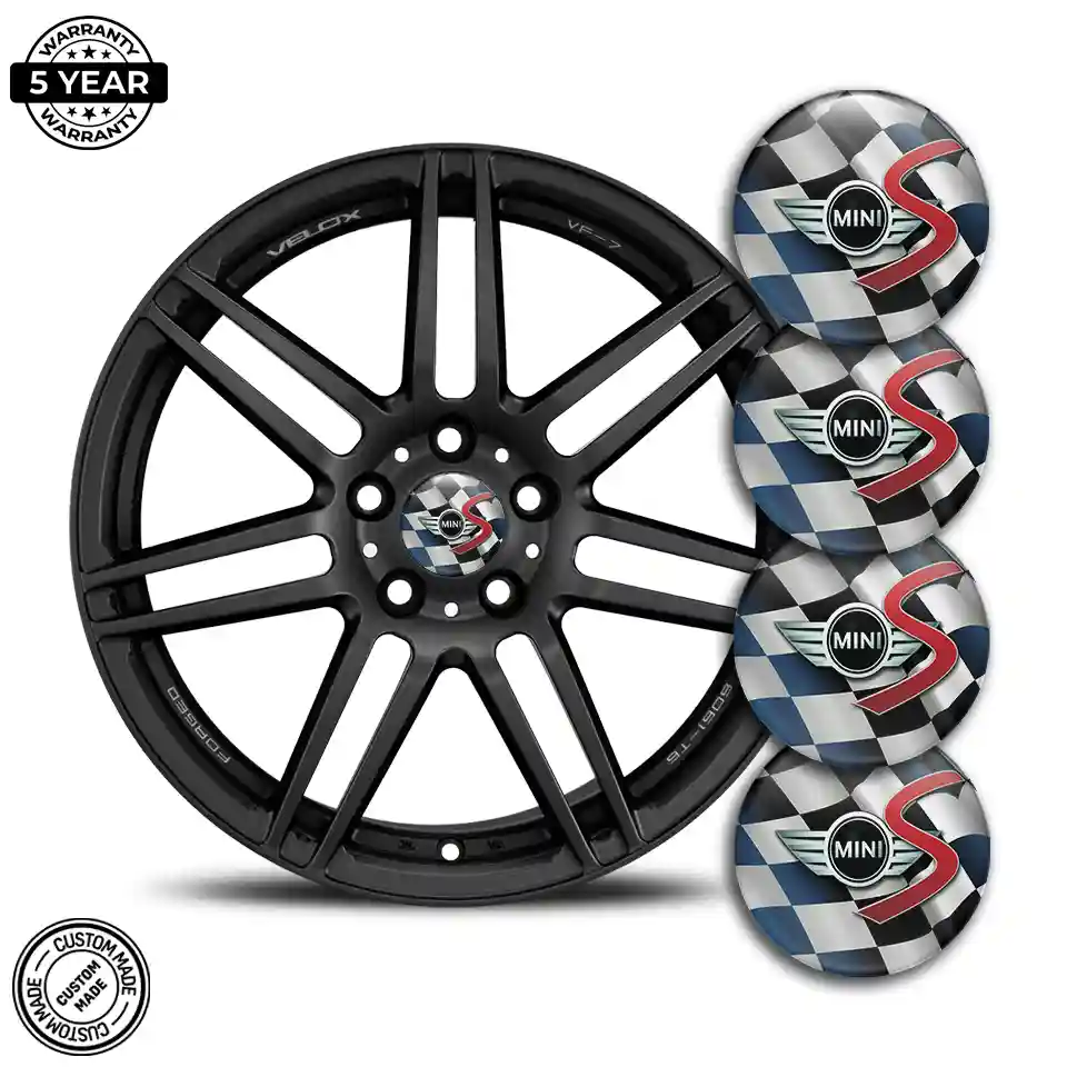 Mini Cooper S Badge Emblems Center Cap Sleek Style