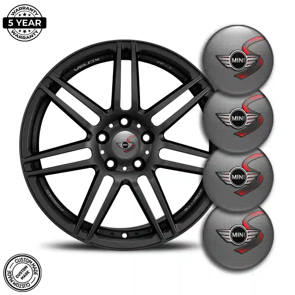 Mini Cooper S Domed Emblem Sleek Style