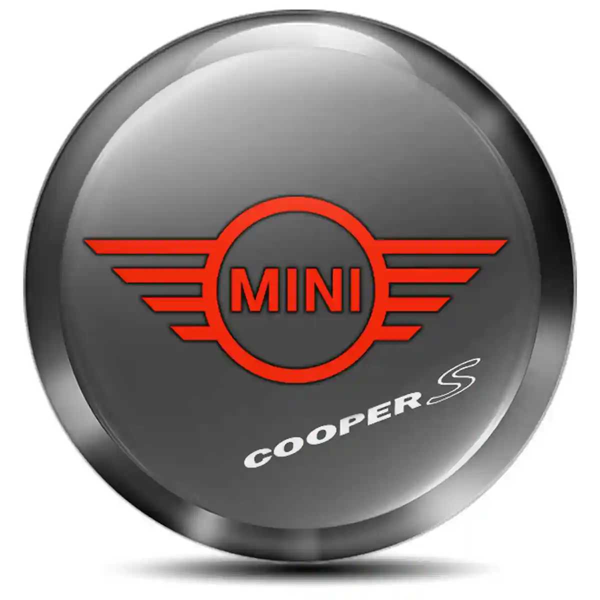 Mini Cooper S Logo Silicone Badge Sleek Style