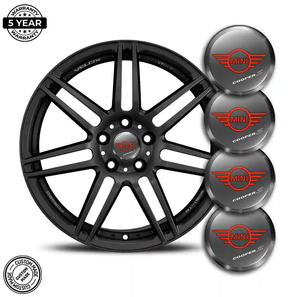 Mini Cooper S Logo Silicone Badge Sleek Style