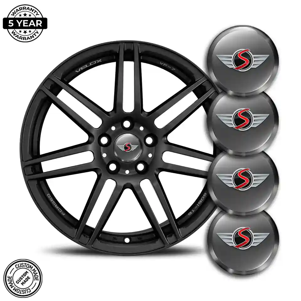 Mini Cooper S Logo Silicone Emblem Sleek Style