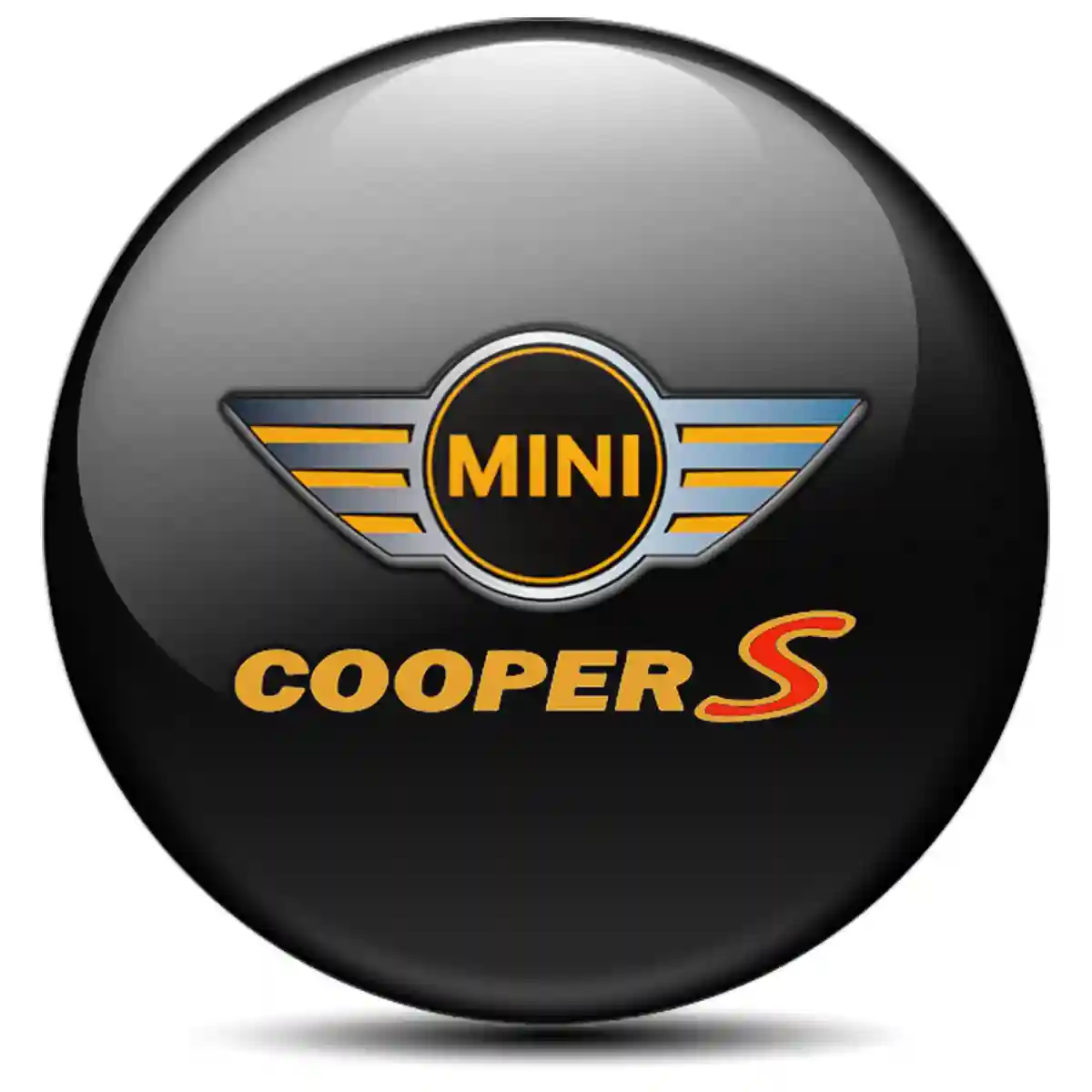 Mini Cooper S Logo Sticker Sleek Style