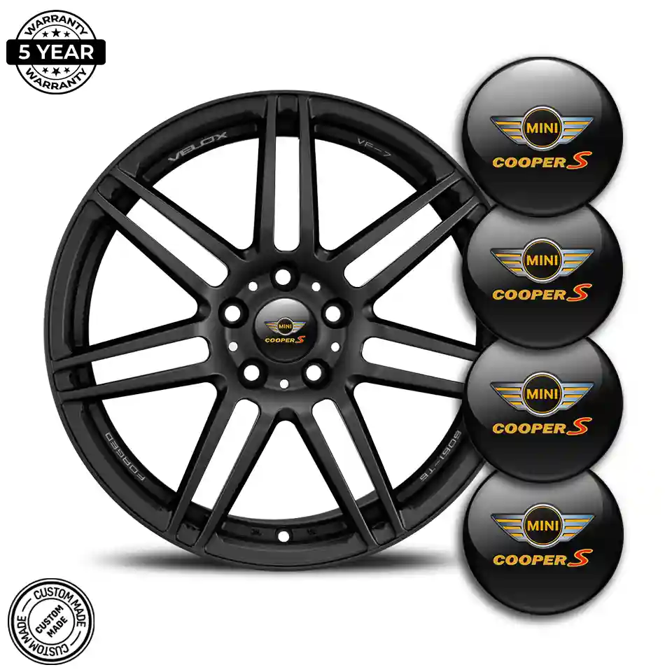 Mini Cooper S Logo Sticker Sleek Style