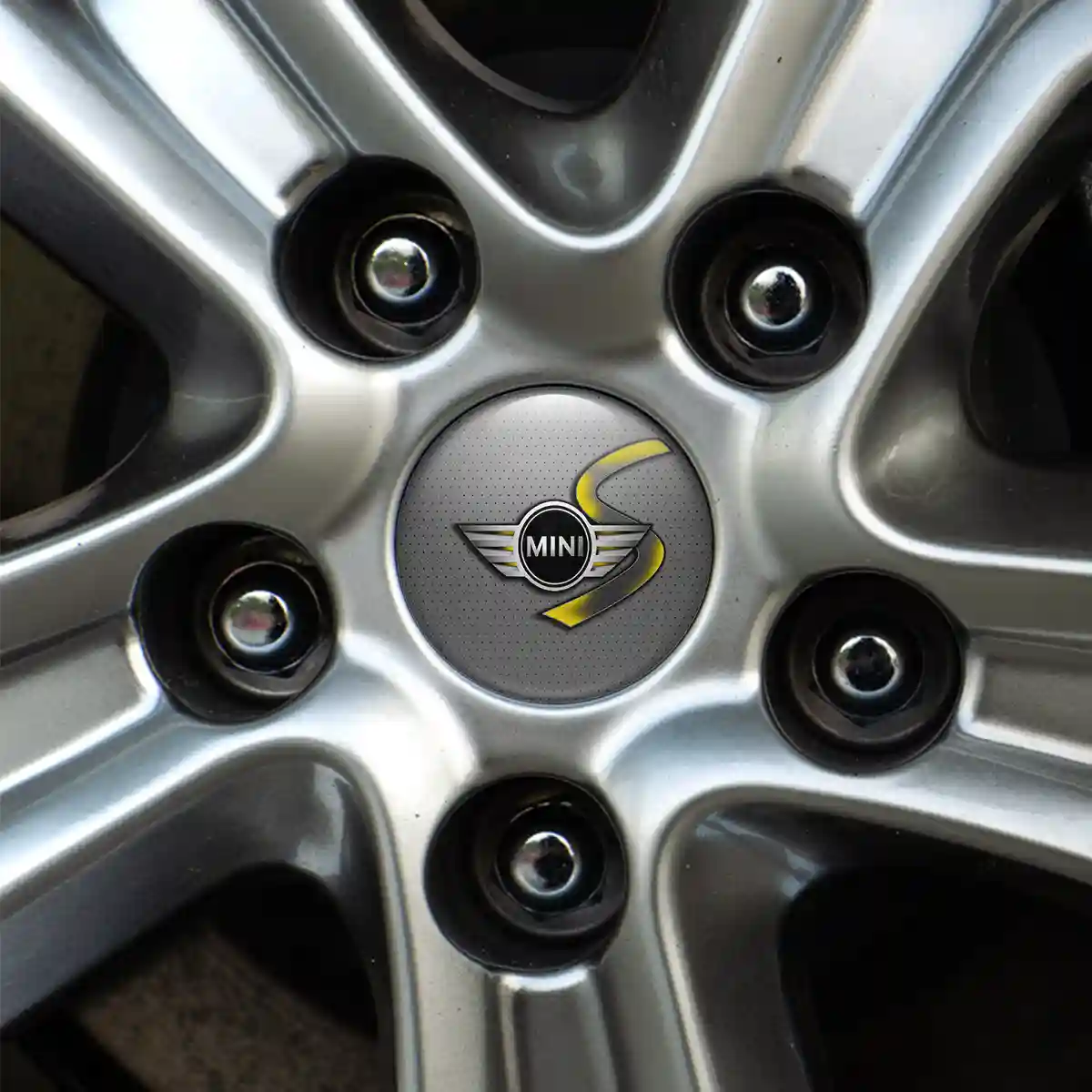 Mini Cooper S Silicone Emblem Self-Adhesive Sleek Style